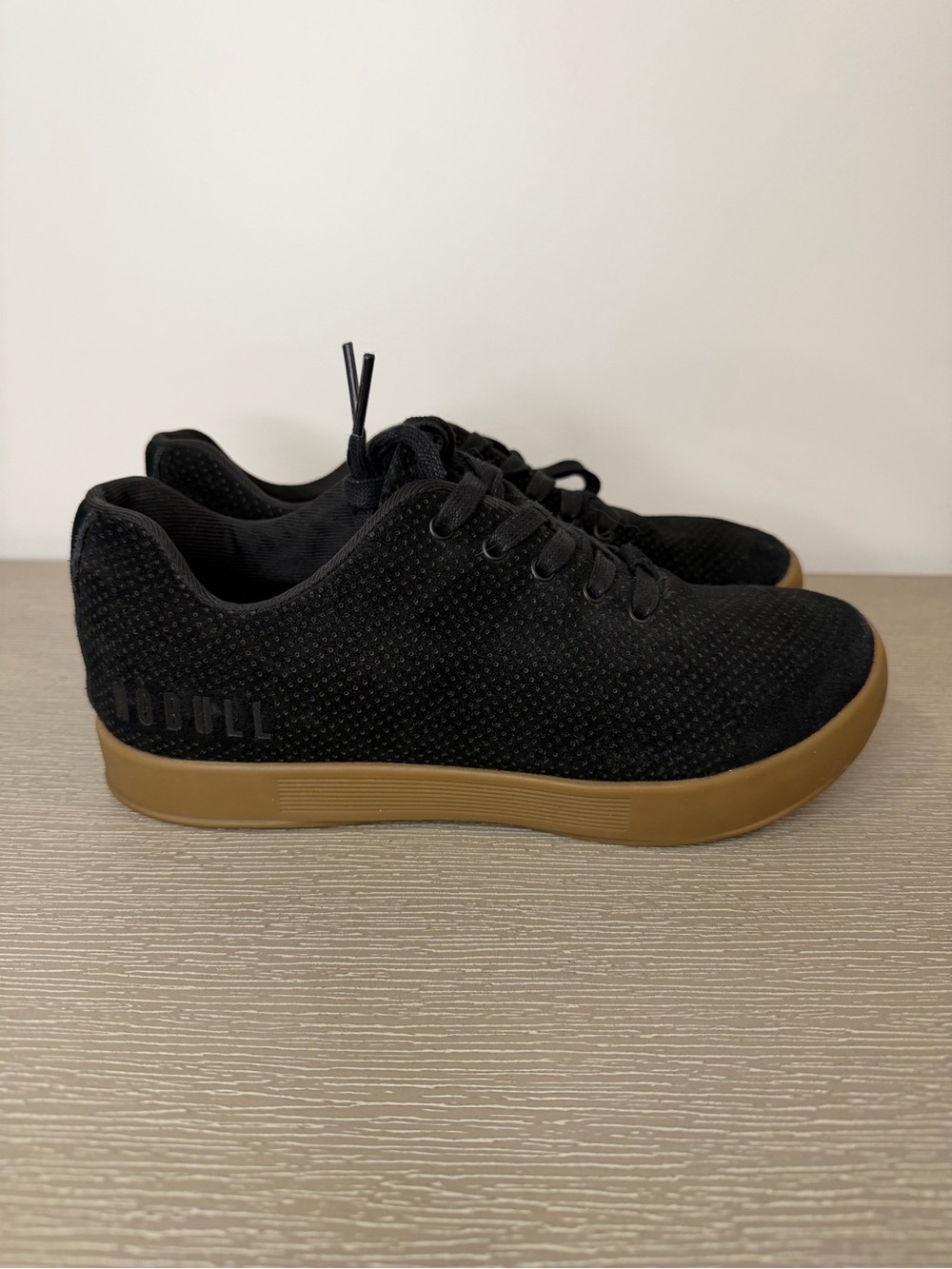 NOBULL Black Knit Sneakers with Gum Sole